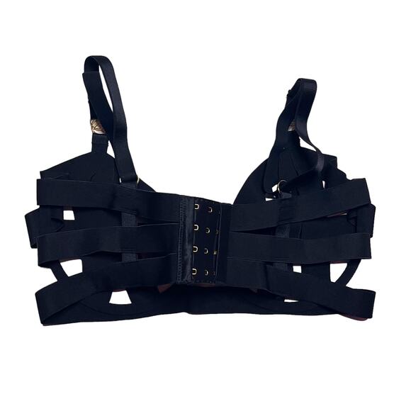 Victoria's Secret Very Sexy Unlined Strappy Demi Cage Bra Size 34DD - Picture 2 of 3